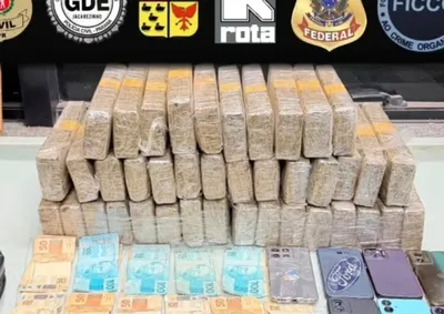 Compartilhamento de dados de intelig&ecirc;ncia sobre ataque a cooperativa de cr&eacute;dito levou &agrave; apreens&atilde;o de 41 quilos de maconha.