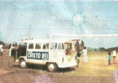 Ve&iacute;culo adquirido na d&eacute;cada de 1980 servia como retaguarda log&iacute;stica para desfiles e atividades extraclasse da institui&ccedil;&atilde;o.