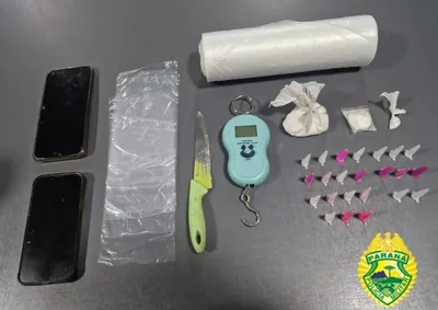 A&ccedil;&atilde;o ocorreu durante patrulhamento na Rua Padre Hugo e resultou na apreens&atilde;o de coca&iacute;na e balan&ccedil;a de precis&atilde;o.