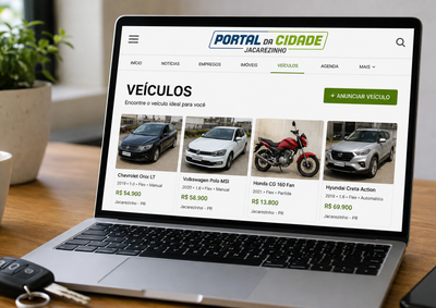 ​Ferramenta conecta compradores e vendedores locais com cadastro pr&aacute;tico de autom&oacute;veis e motocicletas