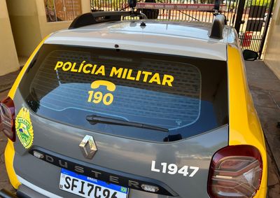 O suspeito foi abordado no bairro Vila Nova nesta quinta-feira (25).