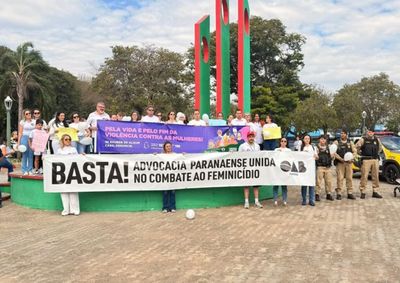 Evento &eacute; realizado devido ao dia estadual de combate ao feminic&iacute;dio, lembrado em 22 de julho em refer&ecirc;ncia &agrave; morte da advogada Tatiane Spitzner.