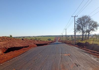 Neste m&ecirc;s parte do trecho de 3,6km j&aacute; recebeu a prepara&ccedil;&atilde;o para ser aplicada a massa asf&aacute;ltica.