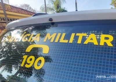 Durante a abordagem, a pol&iacute;cia confirmou que havia uma ordem judicial contra ele.