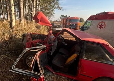 Acidente aconteceu na estrada Porto Maring&aacute; no s&aacute;bado (15).
