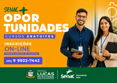 As aulas come&ccedil;am no dia 1&ordm; de junho e as vagas s&atilde;o limitadas
