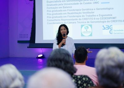 A&ccedil;&atilde;o fez parte da campanha Junho Violeta e refor&ccedil;ou a import&acirc;ncia do combate &agrave; viol&ecirc;ncia contra idosos
