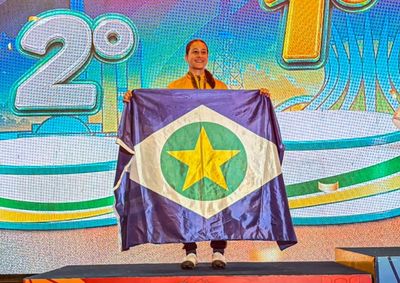 Manuelly Rios &eacute; a primeira atleta feminina de Mato Grosso a conquistar medalha na modalidade de ciclismo na competi&ccedil;&atilde;o nacional Sub-14
