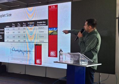 Palestra com Lorenzo Manzoni abordou t&eacute;cnicas de UBV e calibra&ccedil;&atilde;o de aeronaves para aumentar a efici&ecirc;ncia e reduzir desperd&iacute;cios nas aplica&ccedil;&otilde;es