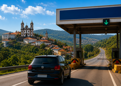 Motoristas que percorrerem pouco mais de 100 km entre BH e Ouro Preto ou Mariana pagar&atilde;o R$ 22,32 em ped&aacute;gios no trajeto de ida e volta.