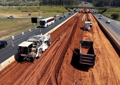 Interven&ccedil;&otilde;es entre os km 434 e 444 ter&atilde;o bloqueios de faixas, altera&ccedil;&atilde;o de retornos e impactos no acesso ao aeroporto e &agrave;s marginais usadas por motoristas