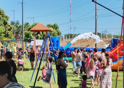 Evento gratuito acontece das 14h &agrave;s 17h, com brinquedos, futebol de sab&atilde;o, guloseimas e atra&ccedil;&otilde;es para toda a fam&iacute;lia