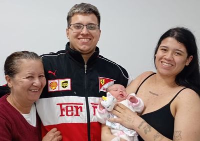 Menina nasceu na madrugada de quarta-feira (10) e marcou o in&iacute;cio das atividades do novo espa&ccedil;o, elogiado pela fam&iacute;lia


