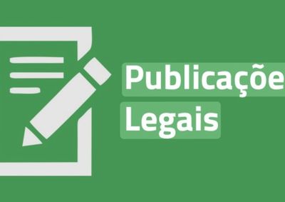 Publica&ccedil;&atilde;o legal 