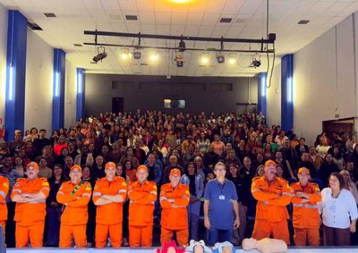 Treinamento seguiu a Lei Lucas e a Lei Municipal n&ordm; 6.706/2024, de evacua&ccedil;&atilde;o, refor&ccedil;ando a preven&ccedil;&atilde;o e a pronta resposta &agrave; emerg&ecirc;ncias