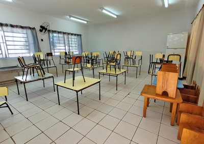 Unidades recebem pintura, reparos, zeladoria e adequa&ccedil;&otilde;es antes da volta &agrave;s aulas, marcada para sexta-feira (31)

