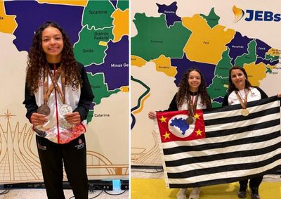 Agatha Vit&oacute;ria Rosa Souza levou prata na velocidade individual e bronze no ciclismo virtual ao representar S&atilde;o Paulo em Bras&iacute;lia.

