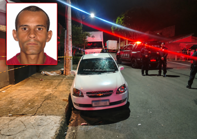 V&iacute;tima estava em uma esquina da Rua Tamoyo quando foi surpreendida por dois homens em uma motocicleta; suspeitos fugiram ap&oacute;s os disparos