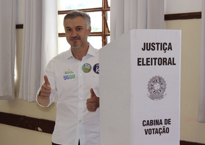 Com 100% das urnas apuradas, Vin&iacute;cius Marchese teve 10.320 votos no munic&iacute;pio e terminou a elei&ccedil;&atilde;o com 80.295 votos no Estado; Joelma Franco somou 1.257