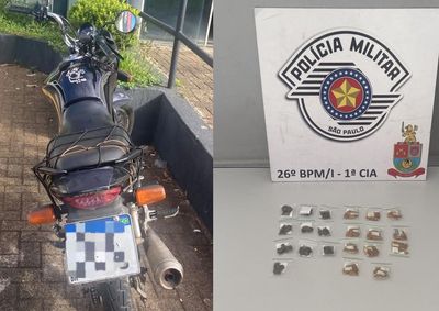 Condutor foi encontrado no Jardim dos Eucaliptos; pol&iacute;cia recolheu 21 por&ccedil;&otilde;es de drogas, e adolescente foi entregue &agrave; m&atilde;e.

