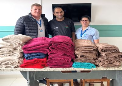 Altino Louren&ccedil;o homenageou o atendimento recebido pela esposa e contribuiu para o conforto de pacientes atendidos pela institui&ccedil;&atilde;o.