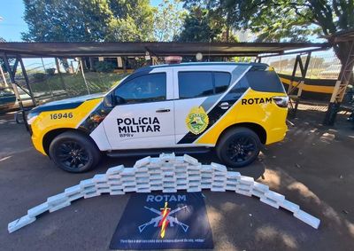 Droga estava escondida em compartimento oculto de um Hyundai Tucson abordado em Doutor Camargo.