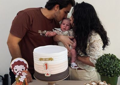 Ao completar quatro meses, Jos&eacute; Francisco teve mais uma comemora&ccedil;&atilde;o inspirada na f&eacute;, tradi&ccedil;&atilde;o escolhida pelos pais desde o nascimento.
