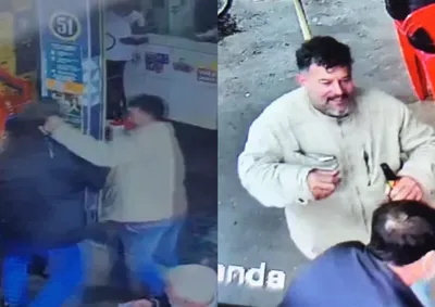 O crime ocorreu em um bar de Maring&aacute; e foi registrado por c&acirc;meras de seguran&ccedil;a. 