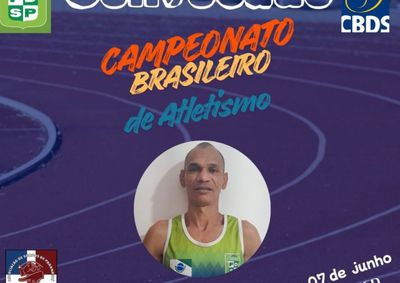 Adriano &eacute; um dos principais destaques da Associa&ccedil;&atilde;o de Surdos de Paranava&iacute; (ASUPAR) e tem acumulado resultados positivos no atletismo.