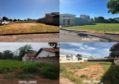 Roberto Corretor de Im&oacute;veis separou quatro op&ccedil;&otilde;es de terrenos &agrave; venda em Paranava&iacute; para iniciar sua obra dos sonhos. 