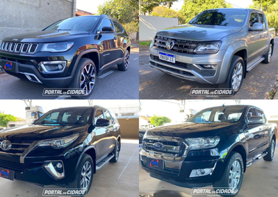 Adrivel Ve&iacute;culos separou quatro op&ccedil;&otilde;es de carros dispon&iacute;veis para venda para quem gosta de ve&iacute;culos espa&ccedil;osos.