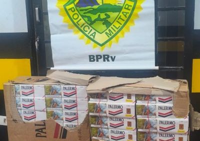Motorista e passageira retornavam do Paraguai quando foram abordados pela Pol&iacute;cia Rodovi&aacute;ria Estadual.
