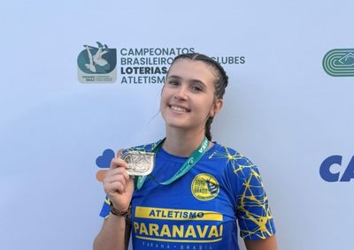 Maria Clara Francez Belmonte conquistou a medalha de prata no salto em altura ao alcan&ccedil;ar a marca de 1,72 metro.