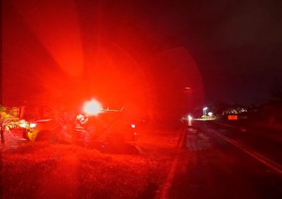 Acidente envolvendo um Monza e um Fiesta aconteceu na noite de domingo (9), em Tamboara. Ningu&eacute;m ficou ferido.