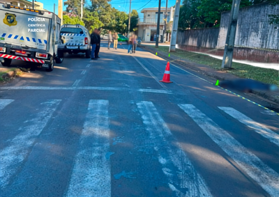 Acidente aconteceu na manh&atilde; deste domingo (23), no Jardim Campo Belo. A v&iacute;tima morreu ainda no local.