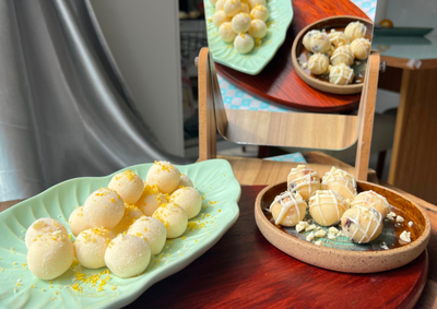 Esta receita &eacute; perfeita para o caf&eacute; de Dia dos Pais, pois o sabor suave do chocolate branco combina muito bem com uma mesa cheia de p&atilde;es, bolos e caf&eacute;.