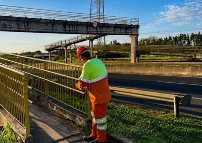 Estrutura no km 110 ficar&aacute; fechada durante os servi&ccedil;os; pedestres devem utilizar travessias alternativas.