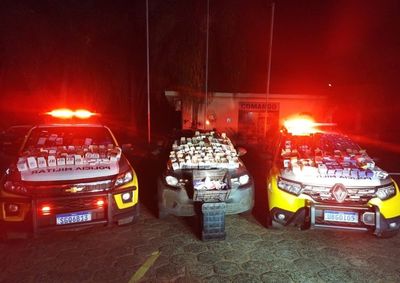 Os produtos e a picape foram apreendidos e encaminhados &agrave; Receita Federal de Maring&aacute;. O motorista poder&aacute; responder pelo crime de descaminho.