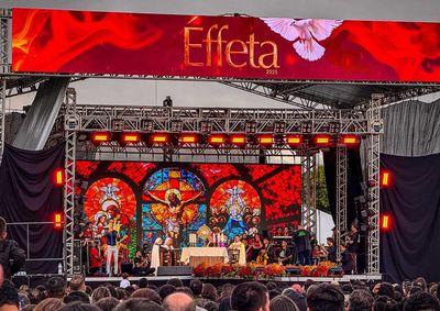 Evento acontece neste s&aacute;bado (19) e domingo (20), no Parque de Exposi&ccedil;&otilde;es, com missas, prega&ccedil;&otilde;es, louvor e shows.