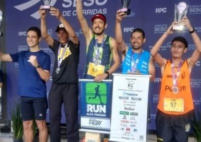 Atletas da equipe se destacaram nos percursos de 5 km e 10 km durante a etapa realizada neste domingo.