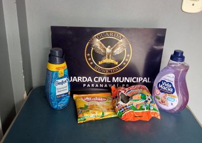 Mulher foi localizada pela GCM ap&oacute;s ser identificada por c&acirc;meras de seguran&ccedil;a; parte dos produtos furtados foi recuperada.