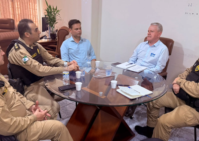 Encontro refor&ccedil;ou a integra&ccedil;&atilde;o entre munic&iacute;pio e Pol&iacute;cia Militar e destacou a chegada de novos policiais para refor&ccedil;ar a seguran&ccedil;a na regi&atilde;o.