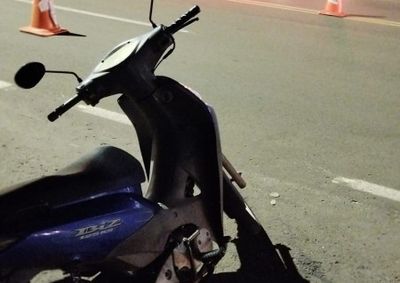 Questionado, o condutor afirmou ter comprado a Honda Biz de um vizinho e disse que acreditava que a transfer&ecirc;ncia j&aacute; havia sido realizada para o nome dele.