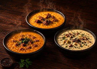 Estabelecimento amplia op&ccedil;&otilde;es do card&aacute;pio com sabores como caboti&aacute; com carne seca e cupim com gorgonzola para a noite especial de caldos