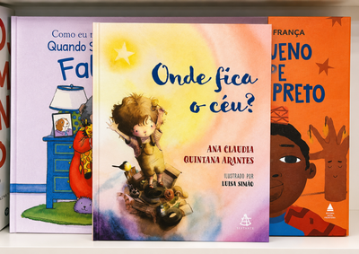 Livro Onde Fica o C&eacute;u? conta a hist&oacute;ria de uma menina de 8 anos que enfrenta a perda da av&oacute; e aprende a transformar dor em saudade