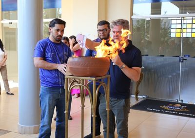O encontro concluiu com uma homenagem aos aniversariantes dos meses de maio, junho, julho e agosto
