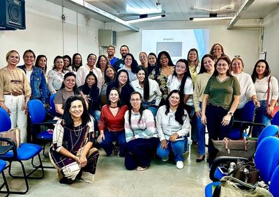 Servidoras representaram o munic&iacute;pio em reuni&atilde;o do DRS II que discutiu o Plano Regional de Educa&ccedil;&atilde;o em Sa&uacute;de