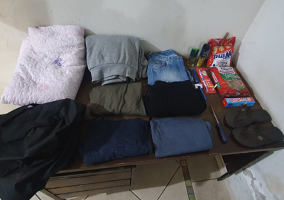 V&iacute;tima reconheceu itens e at&eacute; as roupas que o abordado usava no momento da abordagem no bairro Caminho das &Aacute;guas