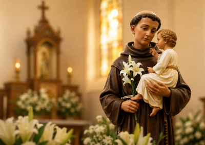 Primeira noite da programa&ccedil;&atilde;o ter&aacute; Santa Missa &agrave;s 19h30 e celebra&ccedil;&atilde;o da Solenidade da Sant&iacute;ssima Trindade na Par&oacute;quia Santo Ant&ocirc;nio.