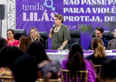 Ministra das Mulheres, M&aacute;rcia Lopes, estima que obra seja conclu&iacute;da em at&eacute; 1 ano e 2 meses